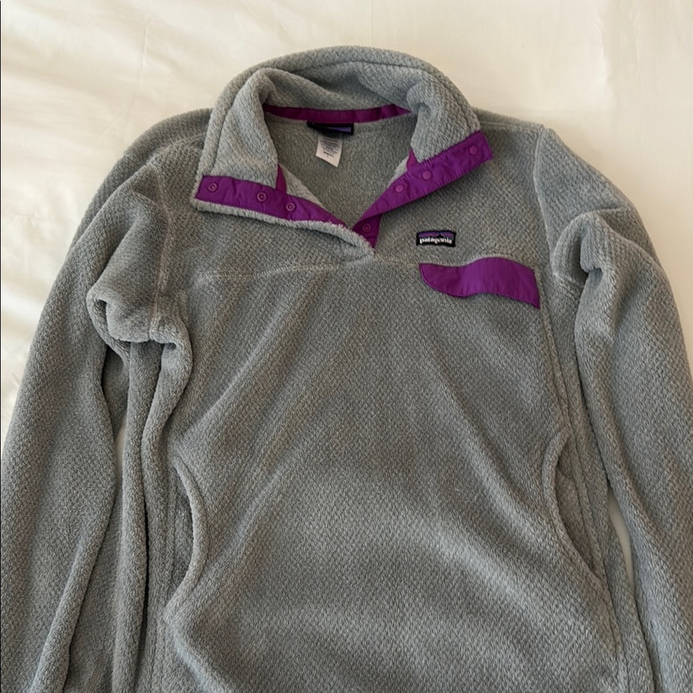 Patagonia Gray and Purple Women's Jacket